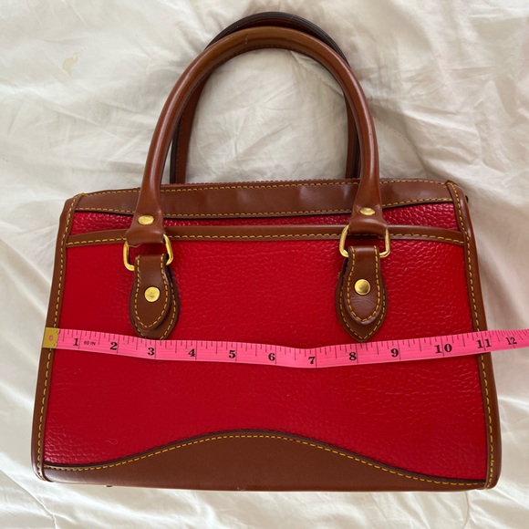 Dooney & Bourke / Red leather bag - Picture 3 of 9
